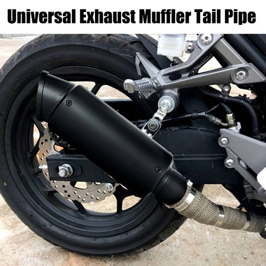 Bethesda Industrial Universal Exhaust Muffler Tail Pipe Slip on DB Killer Black Motorcycle Exhaust