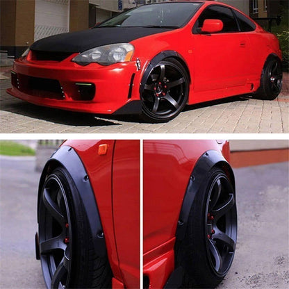Bethesda Industrial 4x Fender Flares Polyurethane Wide Car Wheel Arches Body Kit Universal Balck