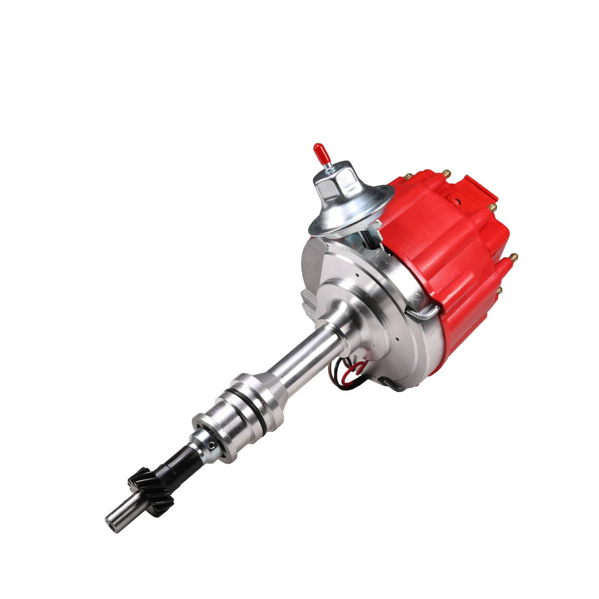 Bethesda Industrial Red HEI Distributor For Ford 351W Windsor w/ 65K Hi-output Coil & Pigtails NEW