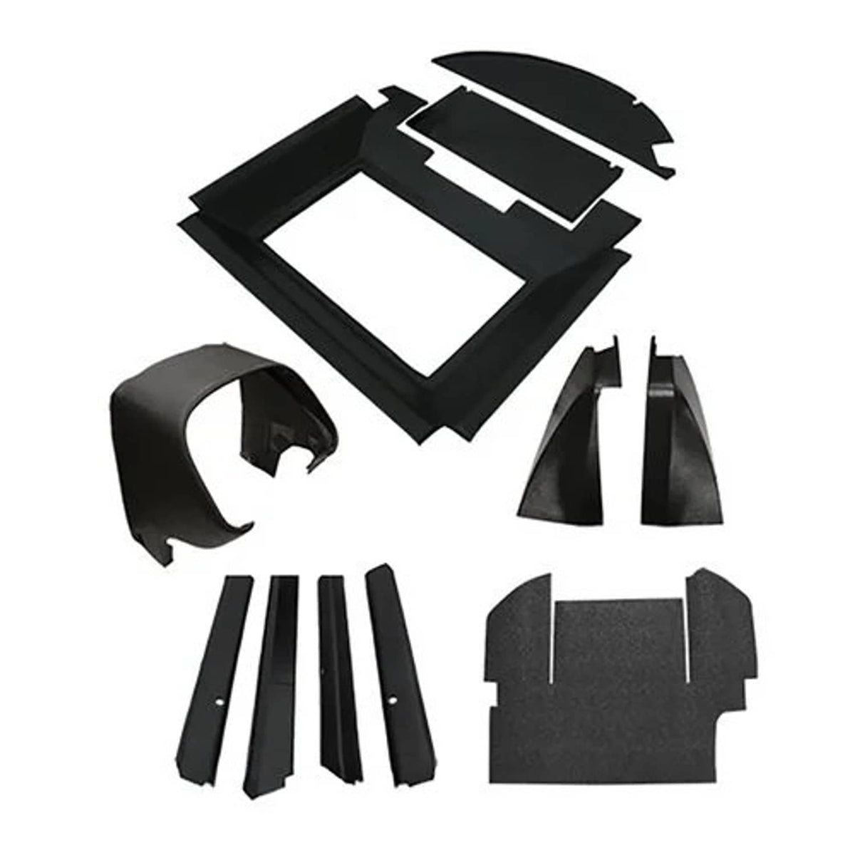 Bethesda Industrial Cab Foam Cab Kit Qwik Fit - Black fits John Deere 4030 4230 4430 4630