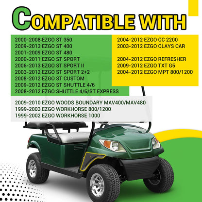 Bethesda Industrial Golf Cart Front Passenger Side Fender Flare Set For EZGO ST MPT Workhorse 99-13