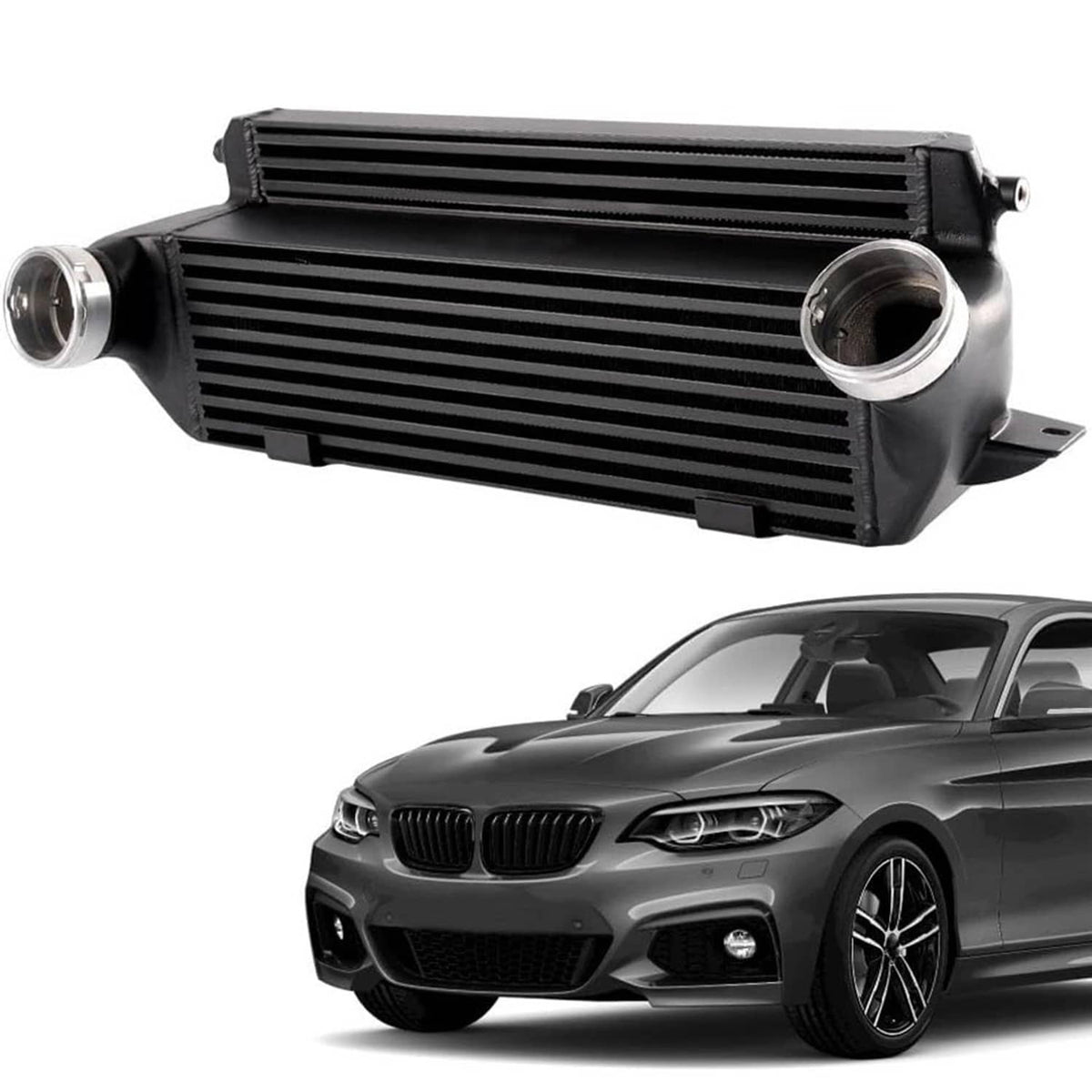Bethesda Industrial New Front Mount Intercooler Kit For BMW E82 E88 135i 1M E90 E92 335i E89 Z4
