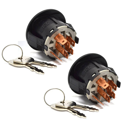 Bethesda Industrial 2PK Ignition Starter Switch With Key for Husqvarna Mower 532193350 193350 33376