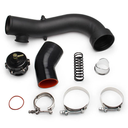 Bethesda Industrial Intake Turbo Charge Pipe Kit w/Tial & 50mm Bov For BMW N54 E88 E90 E92 135i 335i