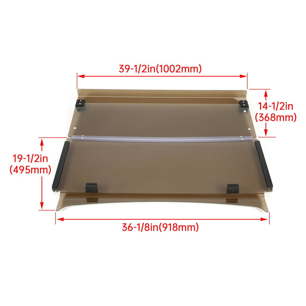 Bethesda Industrial Golf Cart Tinted Folding Down Windshield For Yamaha Drive 2 Drive2 2017-UP