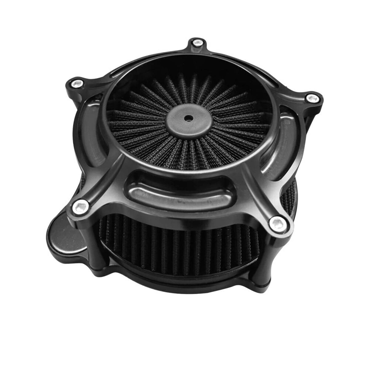Bethesda Industrial Black Air Cleaner Intake Filter For Harley Touring Road King Street Glide 08-16