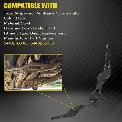 Bethesda Industrial Front Crossmember Subframe Bracket For Infiniti EX35 G35 G37 M35 544B2-EG300