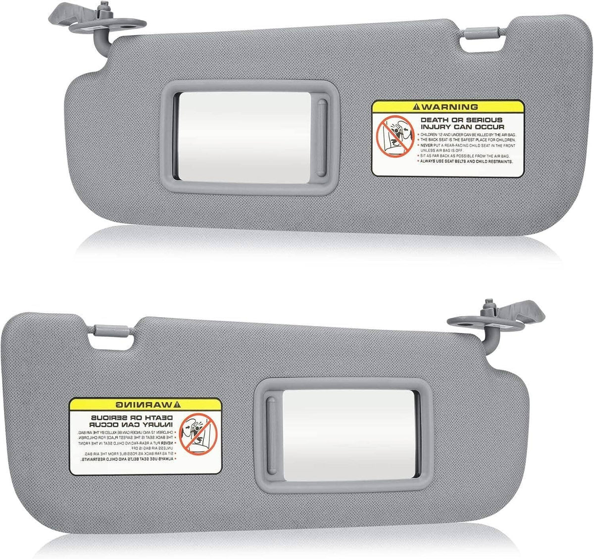 Bethesda Industrial Pair Driver & Passenger Side Sun Visor w/mirror For Hyundai Veloster 2012-2015