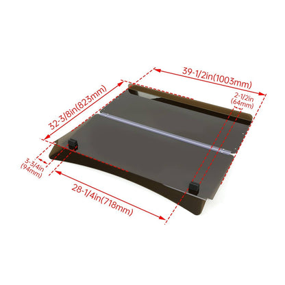 Bethesda Industrial Front Folding Tinted Windshield Windscreen For EZGO Express S4 L4 Golf Cart