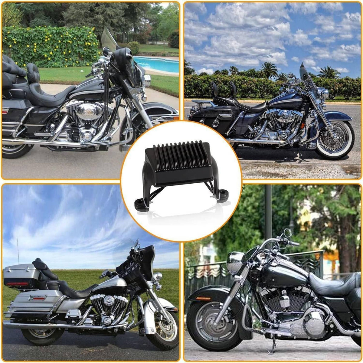 Bethesda Industrial Voltage Regulator 74505-02 For 2002-2003 Harley Davidson Electra Glide 2112-0790