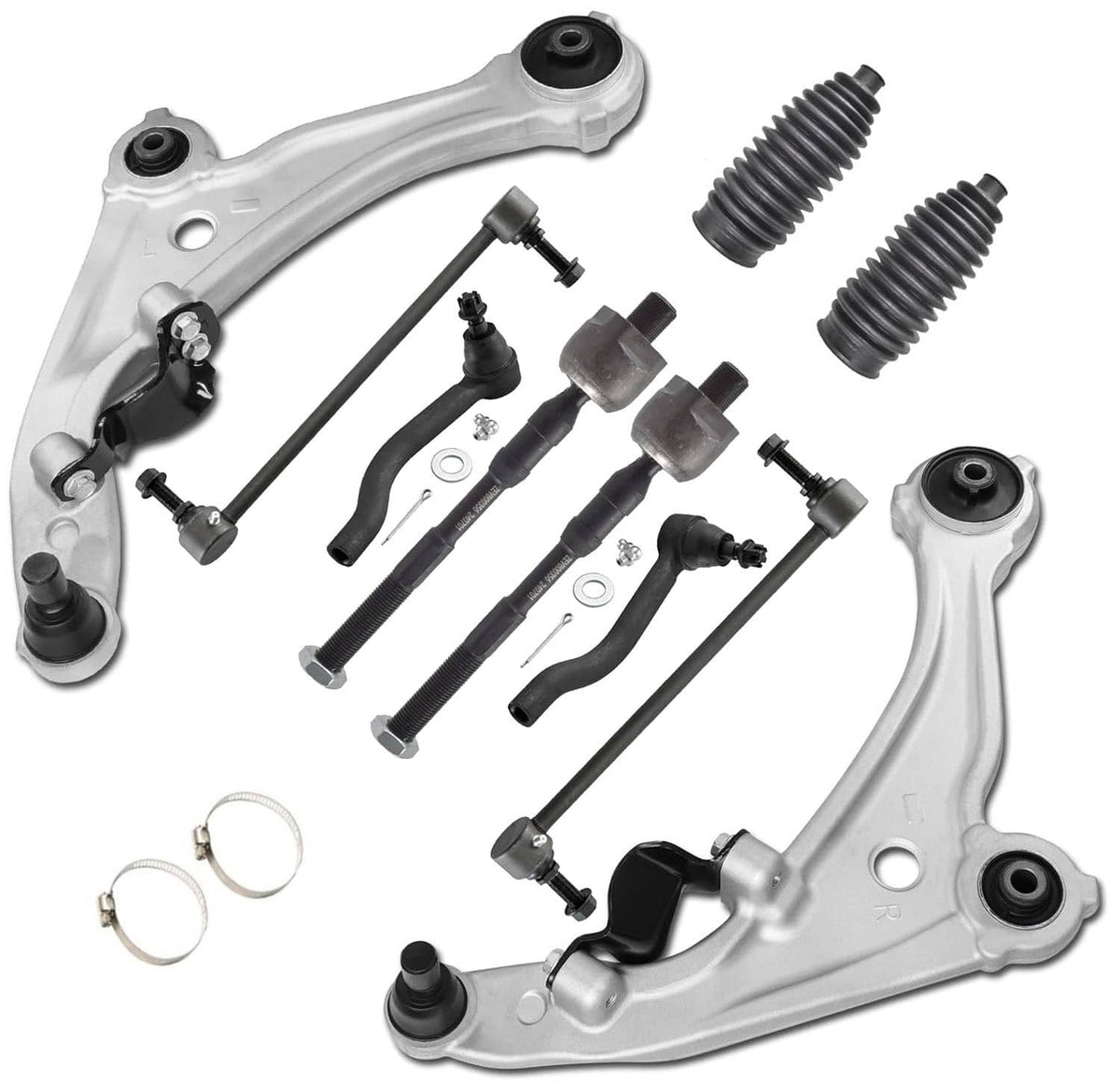 Bethesda Industrial For 2007-2013 Nissan Altima Front Lower Control Arm Ball Joints Tie Rod Sway Bar