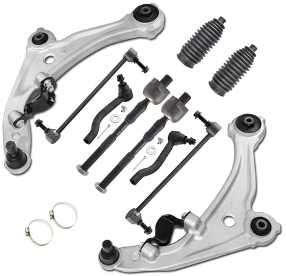 Bethesda Industrial For 2007-2013 Nissan Altima Front Lower Control Arm Ball Joints Tie Rod Sway Bar