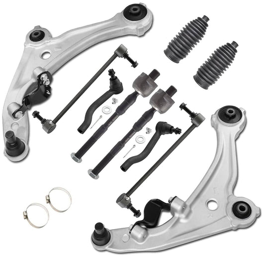 Bethesda Industrial For 2007-2013 Nissan Altima Front Lower Control Arm Ball Joints Tie Rod Sway Bar