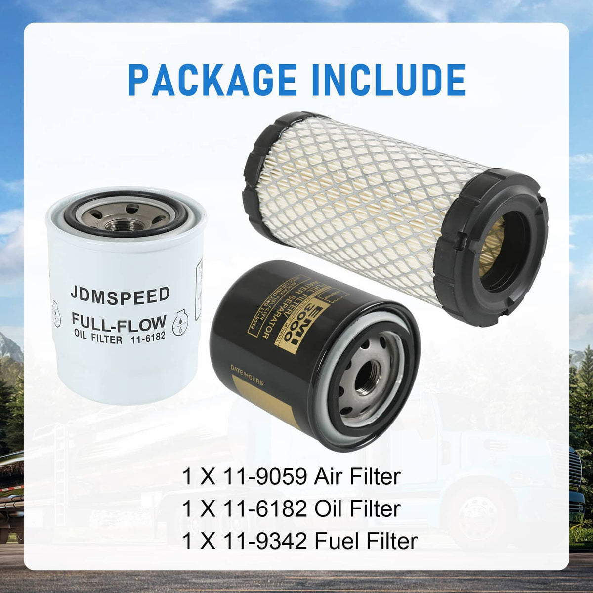 Bethesda Industrial 11-6182 11-9059 11-9342 Oil Change Set For Thermo King Tripac APU or Evolution