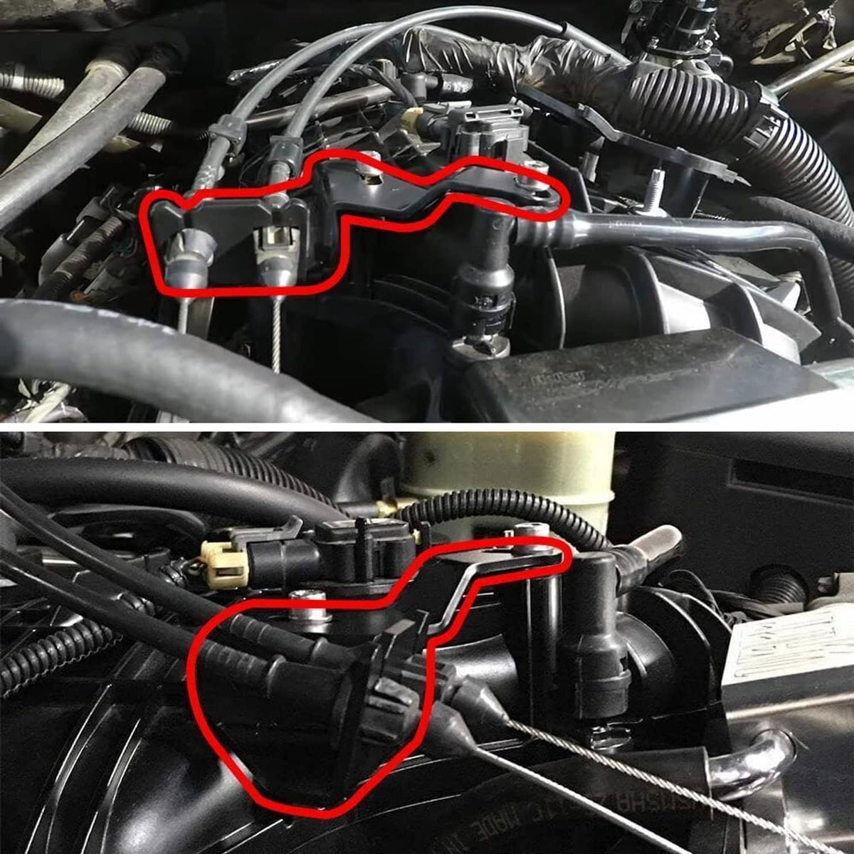 Bethesda Industrial LS 92MM Throttle Body with Position Sensors TPS IAC & Throttle Gas Cable Kit