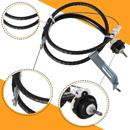Bethesda Industrial Adjustable Clutch Cable Quadrant and Firewall Adjuster Kit For 1979-1995 Mustang