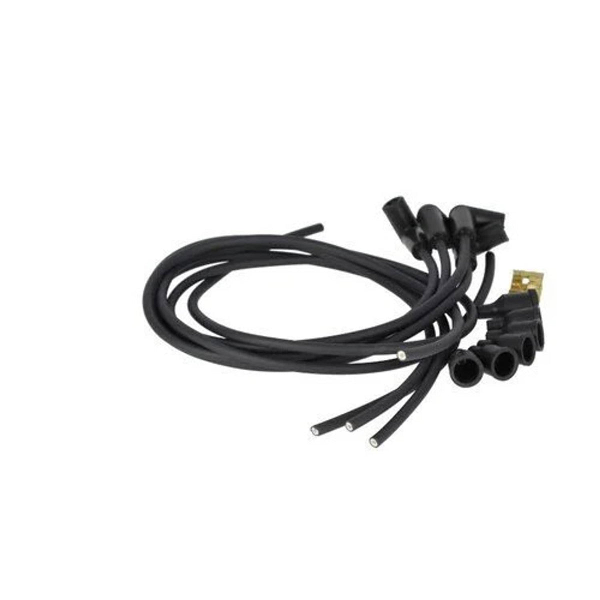 Bethesda Industrial Spark Plug Wire Set - 4 Cylinder - Carbon Core - 90 Degree Boots