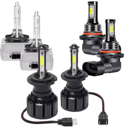 Bethesda Industrial For Cadillac Escalade 2007-2008 COMBO LED/HID Headlight hi/lo+Fog Light 6 Bulbs