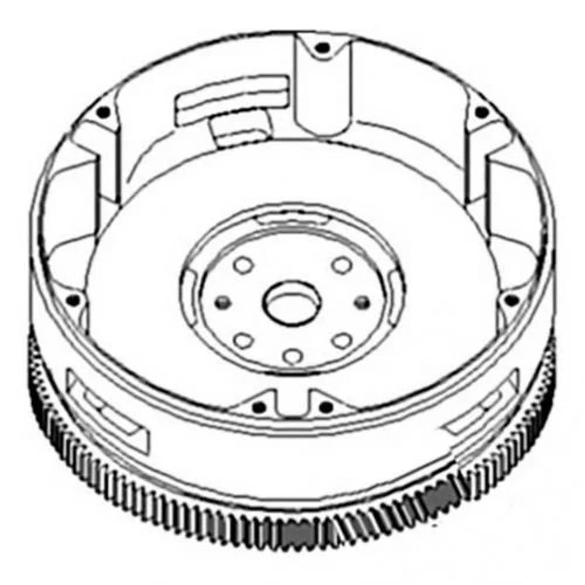 Bethesda Industrial Flywheel With Ring Gear fits John Deere 2040 2240 2155 830 1630 2150 AR92506