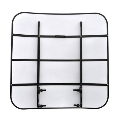 Bethesda Industrial Red Rooster® Tractor & Mower Sun Shade Canopy - ROPS MT - 44"x 44" - White