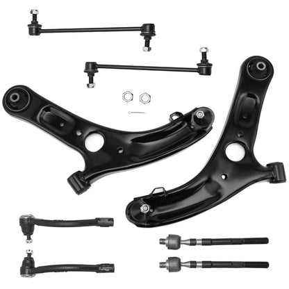 Bethesda Industrial For 2013-2016 Hyundai Elantra Front Control Arm Ball Joint Tie Rod Sway Link Kit