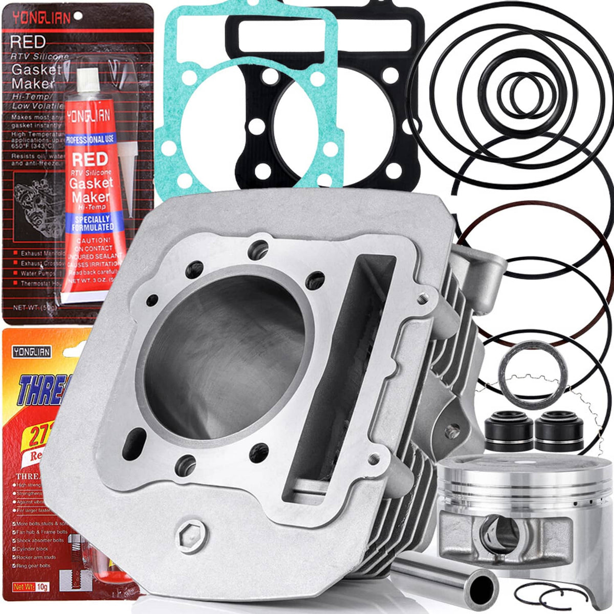 Bethesda Industrial Engine Cylinder Piston Kit For Kawasaki Bayou 300 1989-04 11005-1533 11060-1652