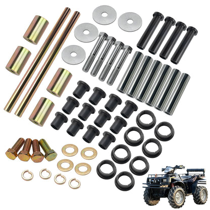 Bethesda Industrial Rear Left & Right A-Arm Bushing Shafts Blots Kit for 03-10 Polaris Sportsman 500