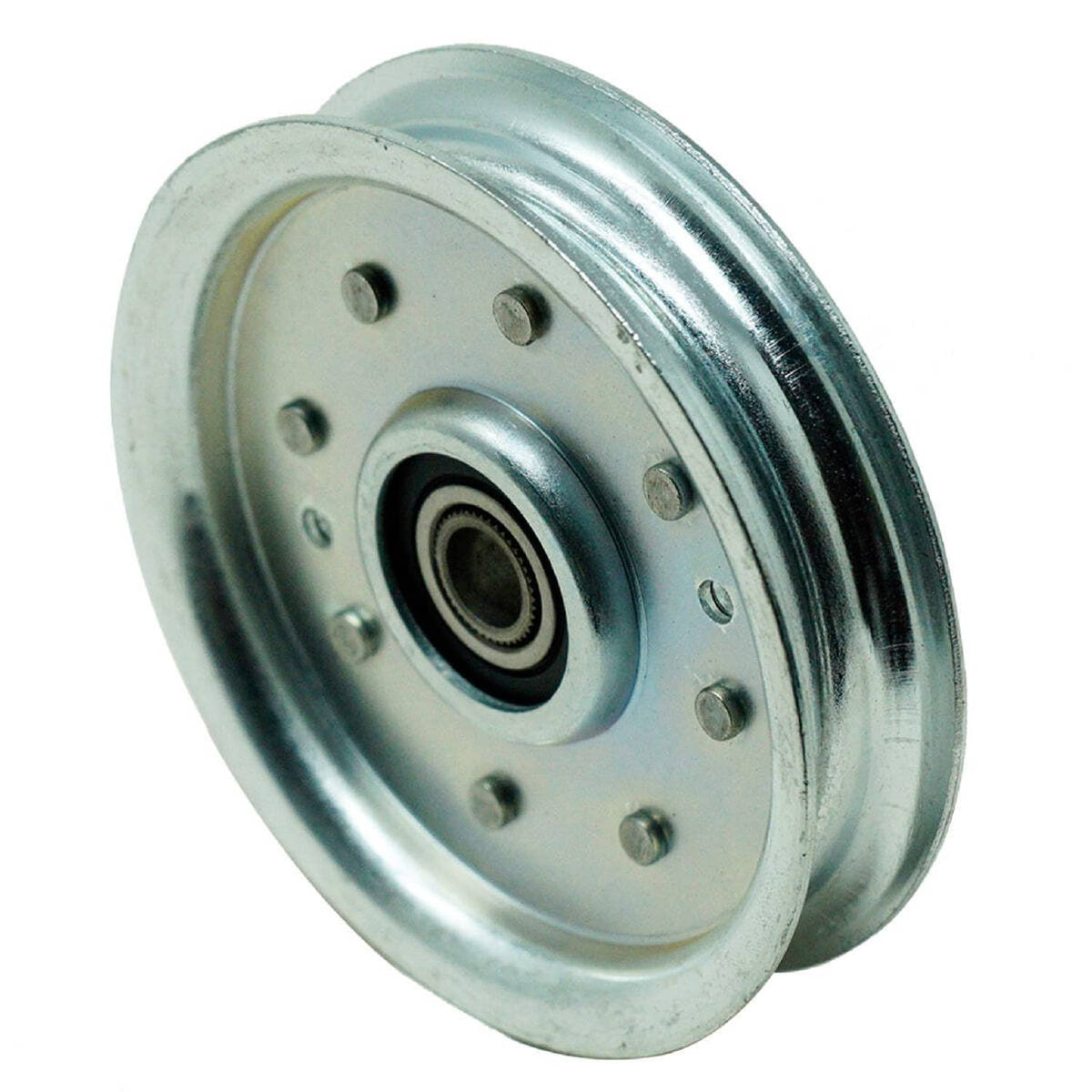 Bethesda Industrial 2PK Flat Idler Pulley with 1/2-inch Reducer Bushing for Bobcat 2306005 38010-1A
