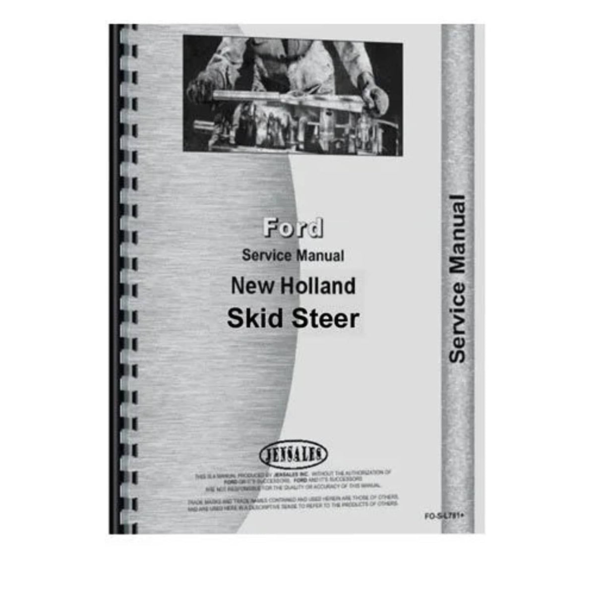 Bethesda Industrial Service Manual fits New Holland L550 L553 L554 L555