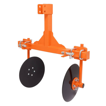 Bethesda Industrial 48" Adjustable Disc Bedder Disc Harrow For Cat 1 Tractors Steel 3 Point