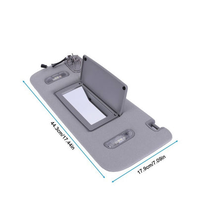 Bethesda Industrial Left Driver Side Sun Visor W/ Light For 2015-2019 Chevrolet Suburban Tahoe Gray