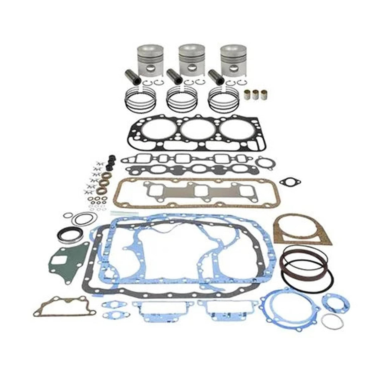 Bethesda Industrial Engine Rebuild Kit - Less Bearings - .030" Oversize fits Ford 2600 158