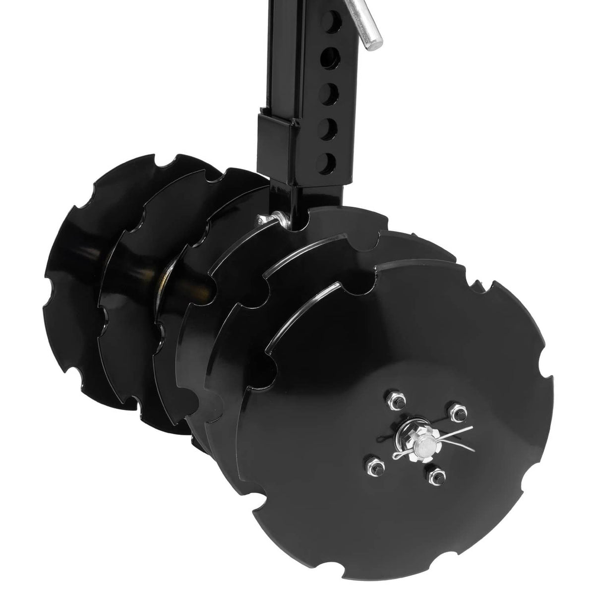 Bethesda Industrial 20" Notched Disc Harrow Plow Attachment for ATV UTV W/ 6 X Concave 2" Receiver
