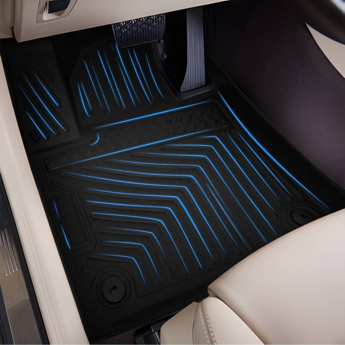 Bethesda Industrial 4X All Weather Floor Mats with Cargo Liner for 2021-2023 Hyundai Santa Fe 5 Seat