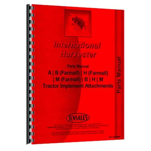 Bethesda Industrial Parts Manual - Implement Attachments fits International A H M