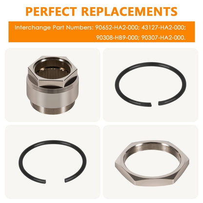 Bethesda Industrial Rear Axle Lock Jam Nut for Honda TRX300EX TRX400EX TRX250X 450R ATC250R ATC350X
