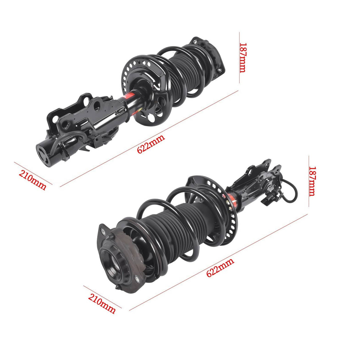 Bethesda Industrial Pair Front Struts Assys w/Electronic For 2016-2024 Chevrolet Camaro 85649816