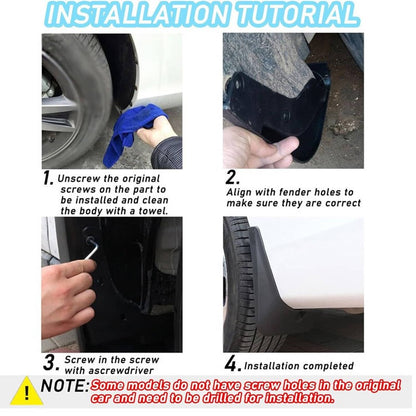 Bethesda Industrial New Mud Flaps Splash Guards Mudguards Front & Rear For 2016-2021 Hyundai Tucson