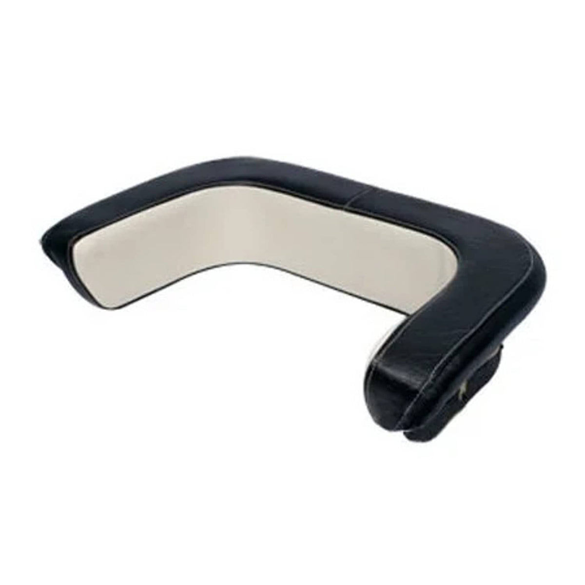 Bethesda Industrial Lower Backrest Cushion - Vinyl Black/White fits Massey Ferguson 1100 1031155M91