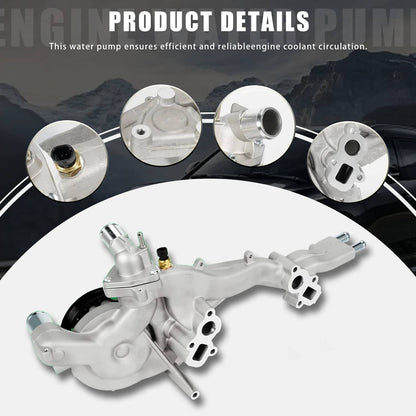 Bethesda Industrial Water Pump w/Thermostat for 2014-2020 Chevy Silverado 1500 GMC Sierra Cadillac