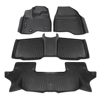 Bethesda Industrial Car Floor Mats Liners For Ford Explorer Bench Seating 2011 2012 2013 2014 TPE
