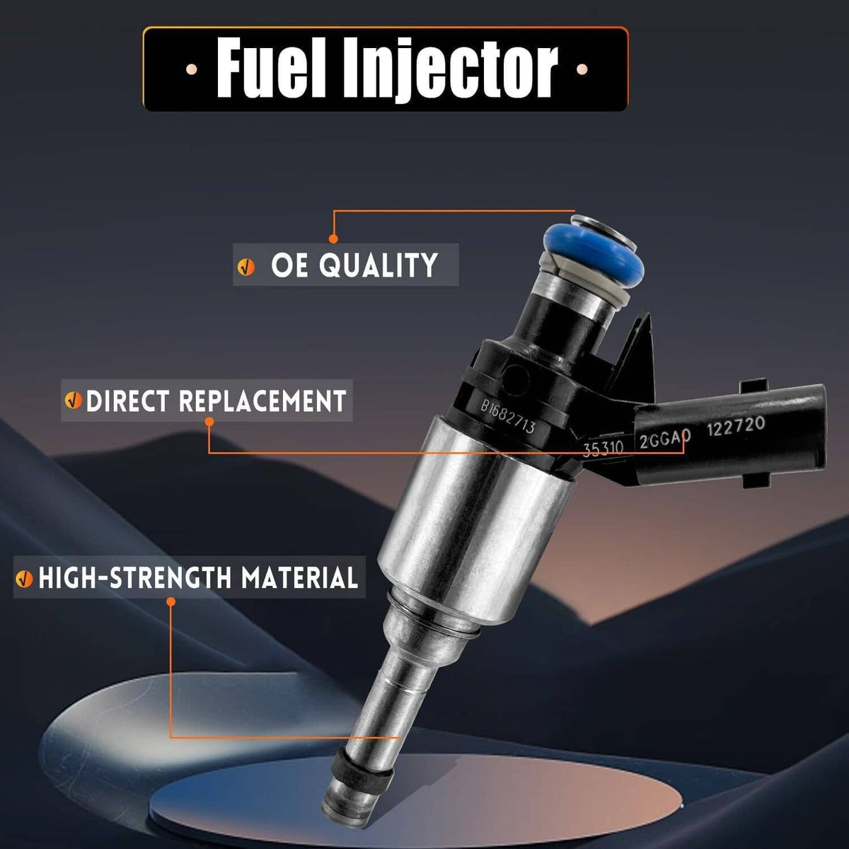 Bethesda Industrial New Fuel Injector 35310-2GGA0 For 2015-2017 Hyundai Sonata 2016-2018 Kia Sorento