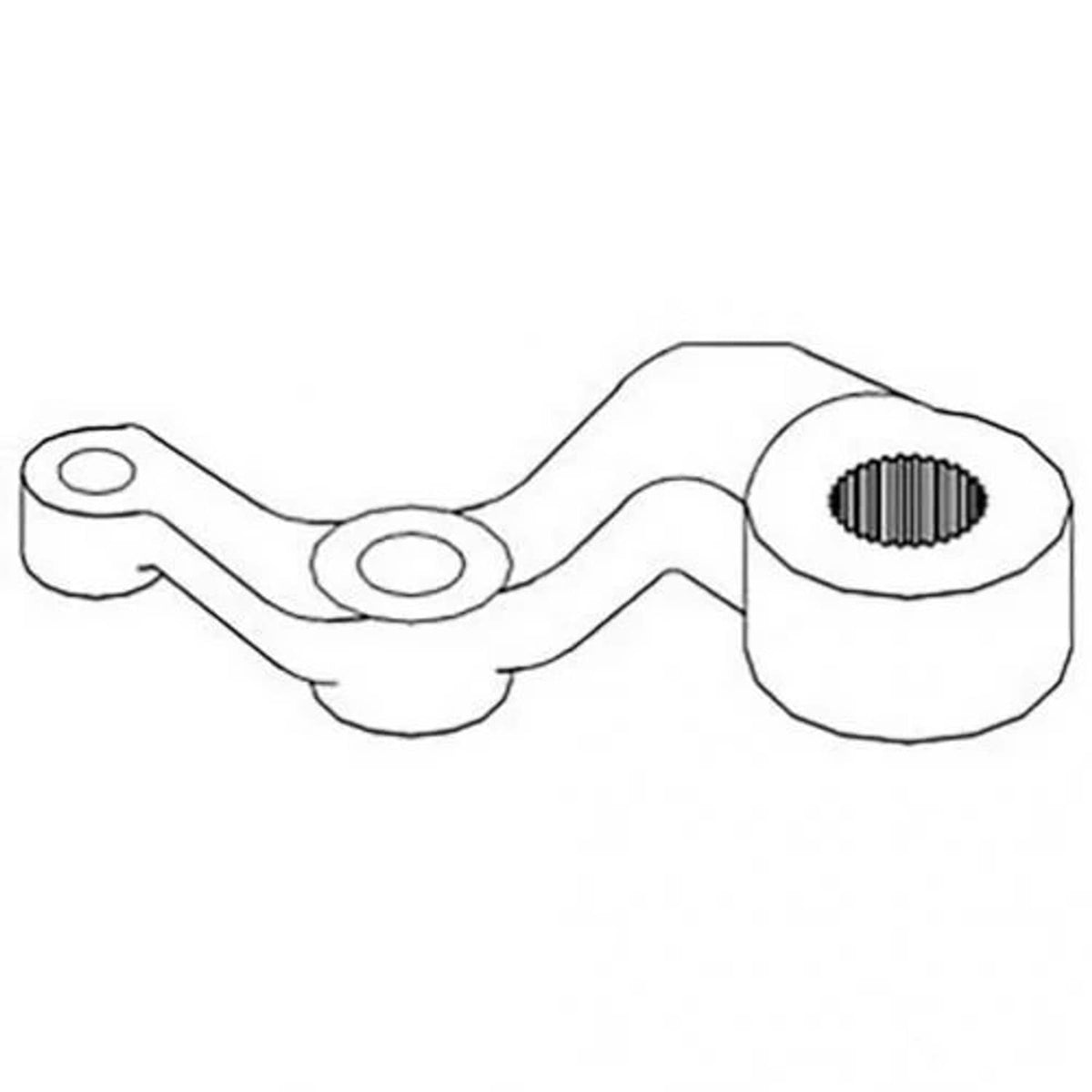 Bethesda Industrial Steering Arm - Left Hand fits Ford TW10 TW20 D8NN3131GA