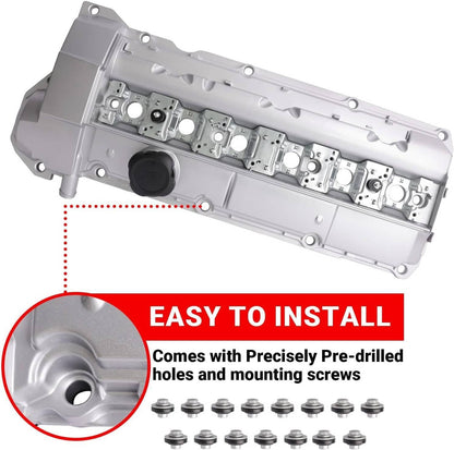 Bethesda Industrial Aluminum Valve Cover for 1996-00 BMW E36 E39 323is 328is 528i M3 Z3 11121703341