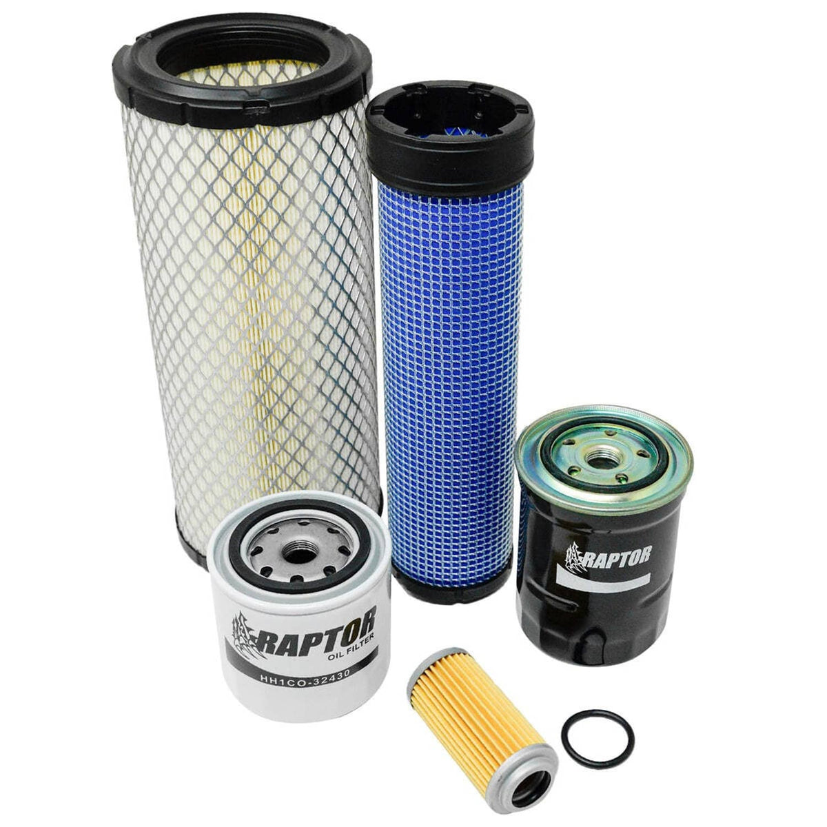 Bethesda Industrial Maintenance Filter Kit for Kubota R530 Loaders with V2607 Tier IV Engines