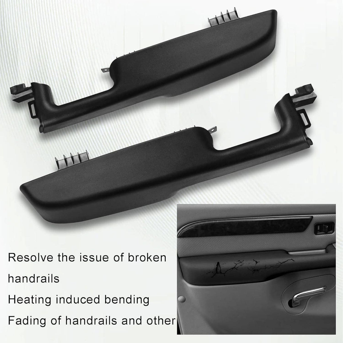 Bethesda Industrial Front Left+Right Door Armrest Handle For 1999-06 GMC Yukon Chevy Suburban/Tahoe