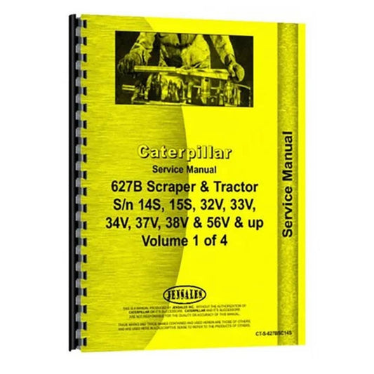 Bethesda Industrial Service Manual fits Caterpillar 627B 627B