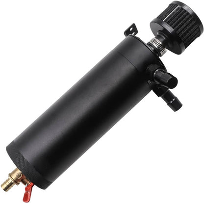 Bethesda Industrial 750ML Oil Catch Can Kit Oil Separator Large Baffled Reservoir Tank Universal New
