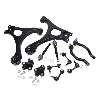 Bethesda Industrial Front Lower Control Arms Ball Joint Sway Bars Tie Rods For 2006-11 Honda Civic