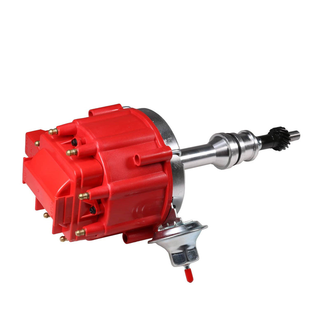 Bethesda Industrial Red HEI Distributor For Ford 351W Windsor w/ 65K Hi-output Coil & Pigtails NEW